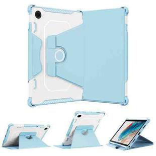 For Samsung Galaxy Tab A8 10.5 2021 360 Degree Rotating Armored Smart Tablet Leather Case(Blue)