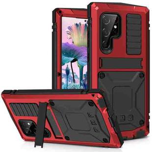 For Samsung Galaxy S23 Ultra 5G R-JUST Life Waterproof Dustproof Shockproof Phone Case(Red)