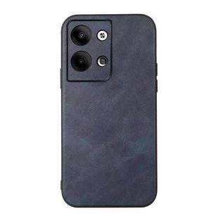 For OPPO Reno9 / Reno9 Pro Cowhide Texture PU Phone Case(Blue)