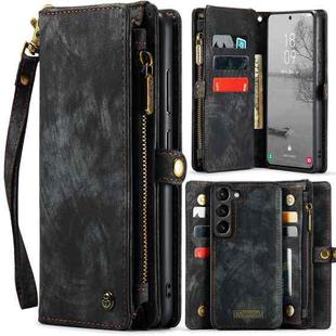 For Samsung Galaxy S23 5G CaseMe 008 Detachable Multifunctional Leather Phone Case(Black)