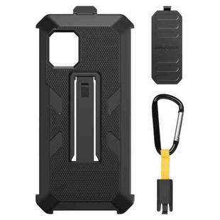 For Ulefone Power Armor X11 Pro Ulefone Back Clip Phone Case with Carabiner(Black)