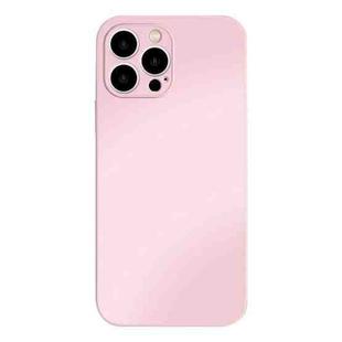For iPhone 11 AG Frosted Tempered Glass Phone Case(Pink)