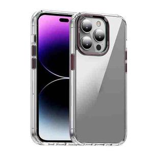 For iPhone 14 Pro Max iPAKY MG Series Transparent PC Phone Case(Transparent)