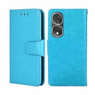 For Honor 80 Pro Crystal Texture Leather Phone Case(Sky Blue)