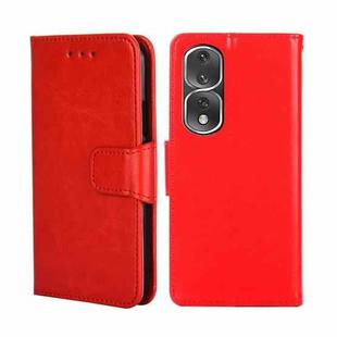 For Honor 80 Pro Crystal Texture Leather Phone Case(Red)