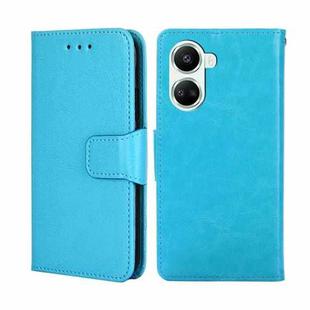 For Huawei nova 10 SE Crystal Texture Leather Phone Case(Sky Blue)