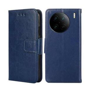 For vivo X90 Pro+ Crystal Texture Leather Phone Case(Royal Blue)