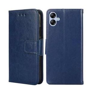 For Samsung Galaxy A04e 4G Crystal Texture Leather Phone Case(Royal Blue)