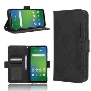 For Cricket Innovate E 5G Skin Feel Calf Texture Card Slots Leather Phone Case(Black)