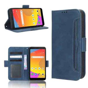 For TCL ION Z Skin Feel Calf Texture Card Slots Leather Phone Case(Blue)