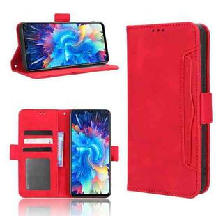 For Infinix Hot 20 5G X666B Skin Feel Calf Texture Card Slots Leather Phone Case(Red)