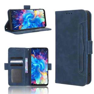 For Infinix Hot 20 5G X666B Skin Feel Calf Texture Card Slots Leather Phone Case(Blue)