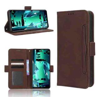 For Infinix Hot 20S X6827 Skin Feel Calf Texture Card Slots Leather Phone Case(Brown)