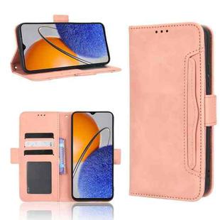 For Huawei nova Y61 Skin Feel Calf Texture Card Slots Leather Phone Case(Pink)