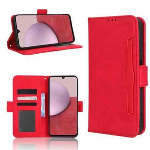 For Samsung Galaxy A14 5G Skin Feel Calf Texture Card Slots Leather Phone Case(Red)