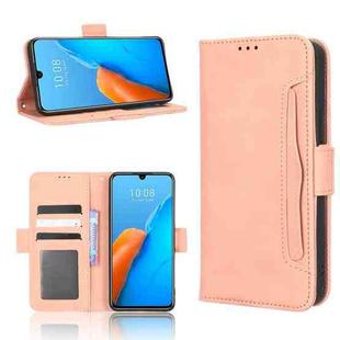 For Infinix Note 12 Pro 4G X676B Skin Feel Calf Texture Card Slots Leather Phone Case(Pink)