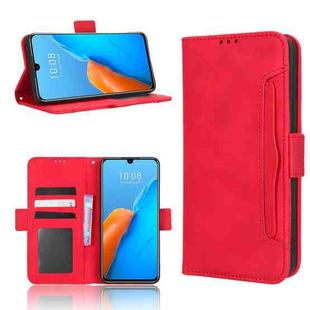 For Infinix Note 12 Pro 4G X676B Skin Feel Calf Texture Card Slots Leather Phone Case(Red)