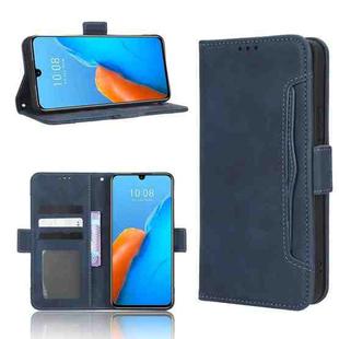 For Infinix Note 12 Pro 4G X676B Skin Feel Calf Texture Card Slots Leather Phone Case(Blue)