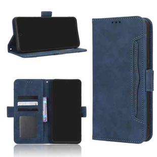 For Tecno Pova Neo 2 Skin Feel Calf Texture Card Slots Leather Phone Case(Blue)