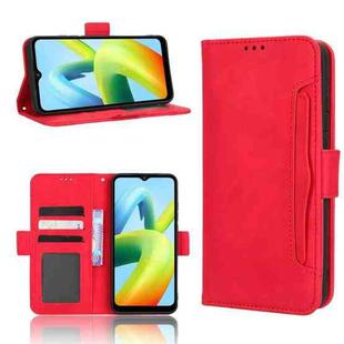 For Xiaomi Redmi A1+ Skin Feel Calf Texture Card Slots Leather Phone Case(Red)