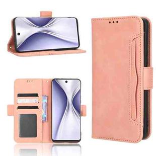 For Honor X20 SE / Huawei nova 10z Skin Feel Calf Texture Card Slots Leather Phone Case(Pink)