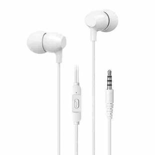 USAMS US-SJ594 EP-47 3.5mm In-Ear Wired Earphone, Length: 1.2m(White)