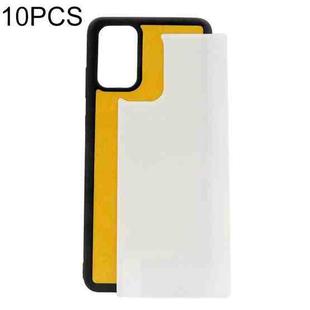 For Samsung Galaxy S20+ 10pcs Thermal Transfer Glass Phone Case(Black)