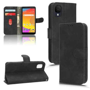 For TCL ION Z Skin Feel Magnetic Flip Leather Phone Case(Black)