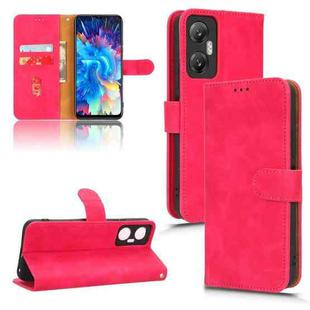 For Infinix Hot 20 5G Skin Feel Magnetic Flip Leather Phone Case(Rose Red)