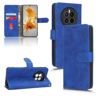 For Huawei Mate 50 Skin Feel Magnetic Flip Leather Phone Case(Blue)