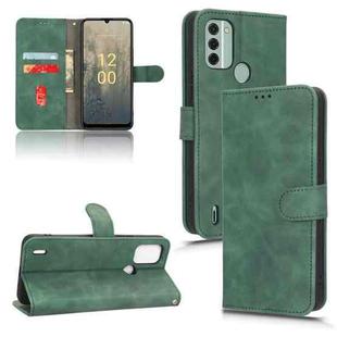 For Nokia C31 Skin Feel Magnetic Flip Leather Phone Case(Green)
