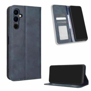 For Tecno Pova Neo 2 Magnetic Buckle Retro Texture Leather Phone Case(Blue)