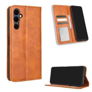 For Tecno Pova Neo 2 Magnetic Buckle Retro Texture Leather Phone Case(Brown)