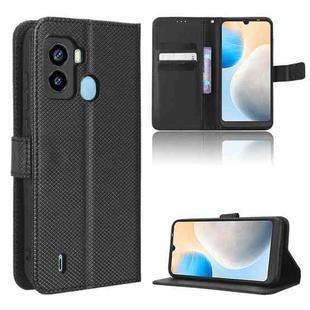 For Tecno Pop 6 BE7 Diamond Texture Leather Phone Case(Black)