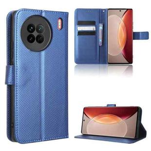For vivo X90 5G Diamond Texture Leather Phone Case(Blue)