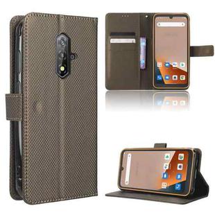 For Blackview BV5200 Diamond Texture Leather Phone Case(Brown)