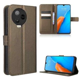 For Infinix Note 12 Pro 4G X676B Diamond Texture Leather Phone Case(Brown)