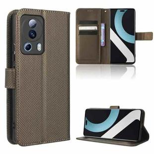 For Xiaomi Civi 2 5G / 12 Lite NE Diamond Texture Leather Phone Case(Brown)