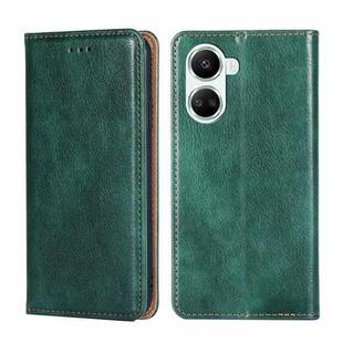For Huawei nova 10 SE Gloss Oil Solid Color Magnetic Leather Phone Case(Green)