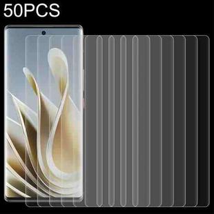 For ZTE nubia Z50 50pcs 0.26mm 9H 2.5D Tempered Glass Film