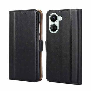 For Huawei nova 10 SE Ostrich Texture Flip Leather Phone Case(Black)