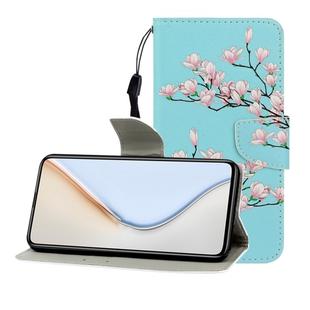 For Xiaomi Redmi K30 Pro Colored Drawing Horizontal Flip Leather Case with Holder & Card Slot & Wallet(Magnolia)