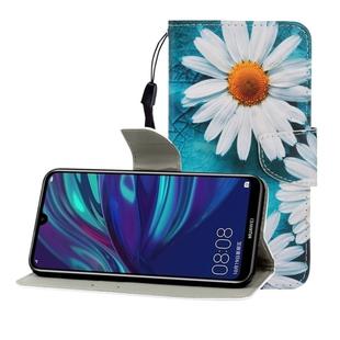 For  Huawei Honor 10i / 20i Colored Drawing Horizontal Flip Leather Case with Holder & Card Slot & Wallet(Chrysanthemum)
