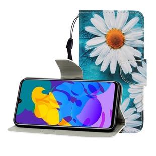 For Huawei Honor Play 4T Pro Colored Drawing Horizontal Flip Leather Case with Holder & Card Slot & Wallet(Chrysanthemum)