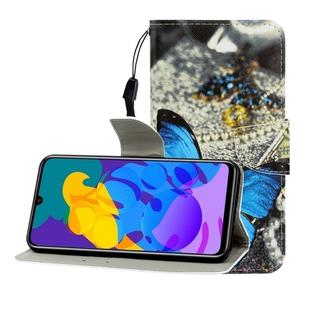 For Huawei Honor Play 4T Pro Colored Drawing Horizontal Flip Leather Case with Holder & Card Slot & Wallet(A Butterfly)