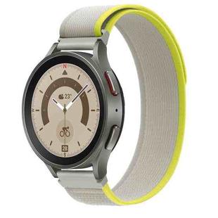 22mm Universal Loop Nylon Watch Band(Yellow Beige)