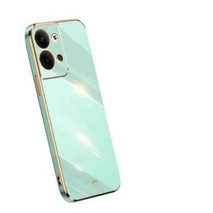 For OPPO Reno9 Pro+ XINLI Straight Edge 6D Electroplate TPU Phone Case(Mint Green)