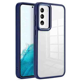 For Samsung Galaxy S23+ 5G Clear Acrylic Soft TPU Phone Case(Navy Blue)