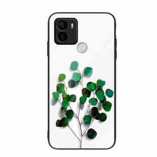 For Xiaomi Redmi A1+ Colorful Painted Glass Phone Case(Sapling)