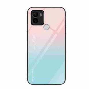 For Xiaomi Redmi A1+ Colorful Painted Glass Phone Case(Blue Sky)